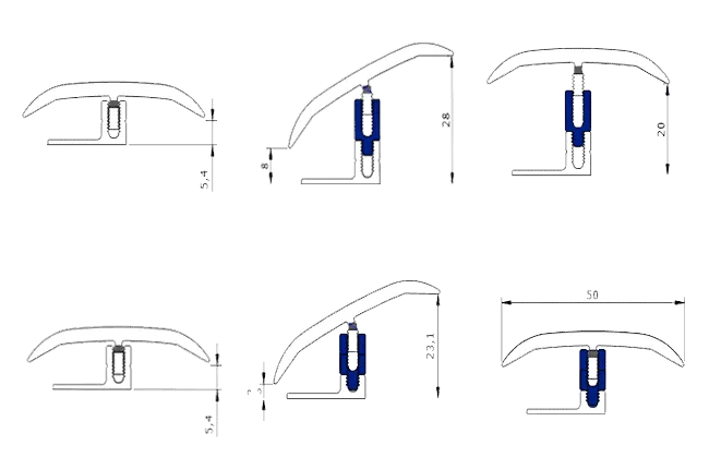 Deluxe Door Bar Diagrams